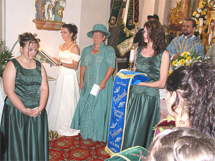 Weihe der Fahnenb&auml;nder 3